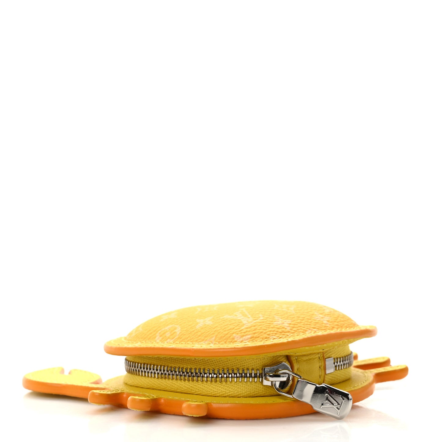 Monogram Crab Bag Charm Yellow