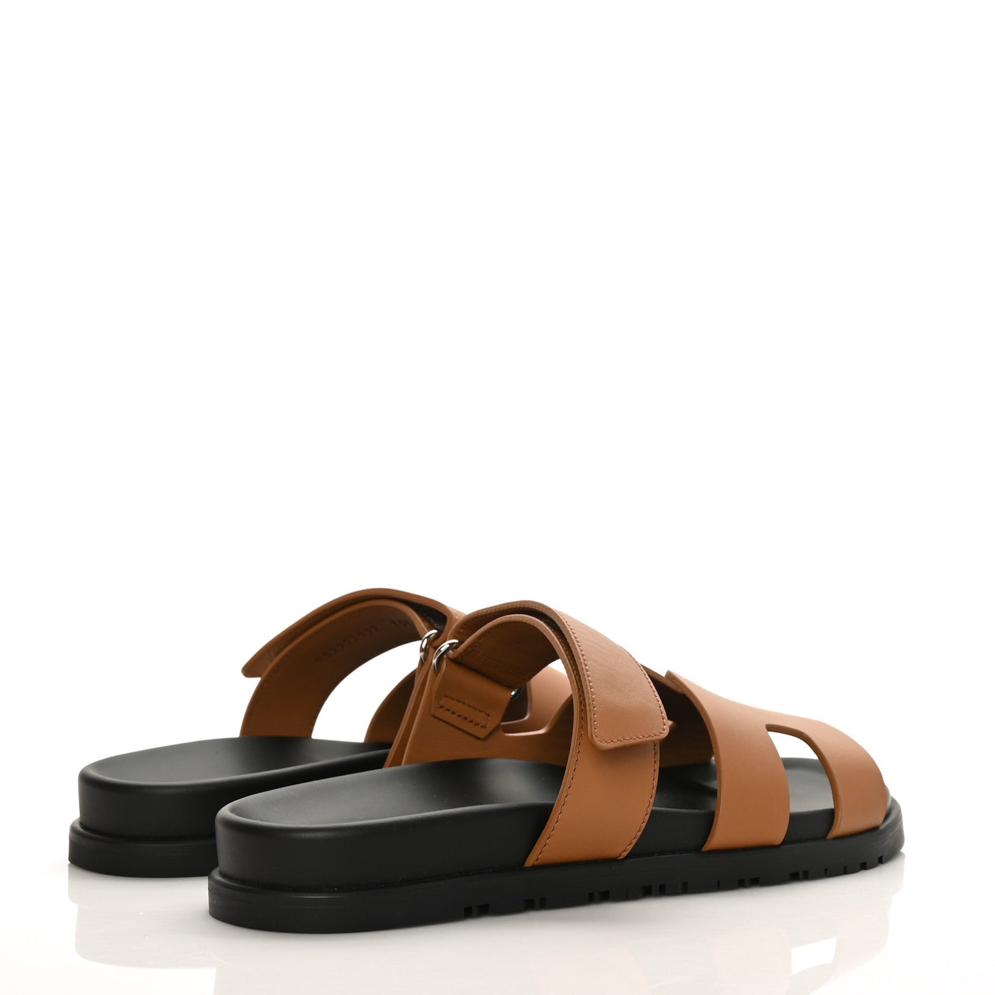 Calfskin Womens Chypre Sandals 39.5 Gold