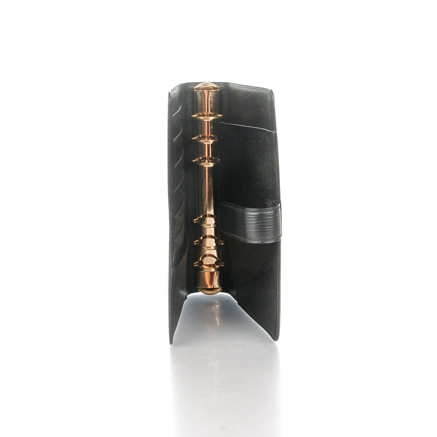 Epi Medium Ring Agenda Cover Black