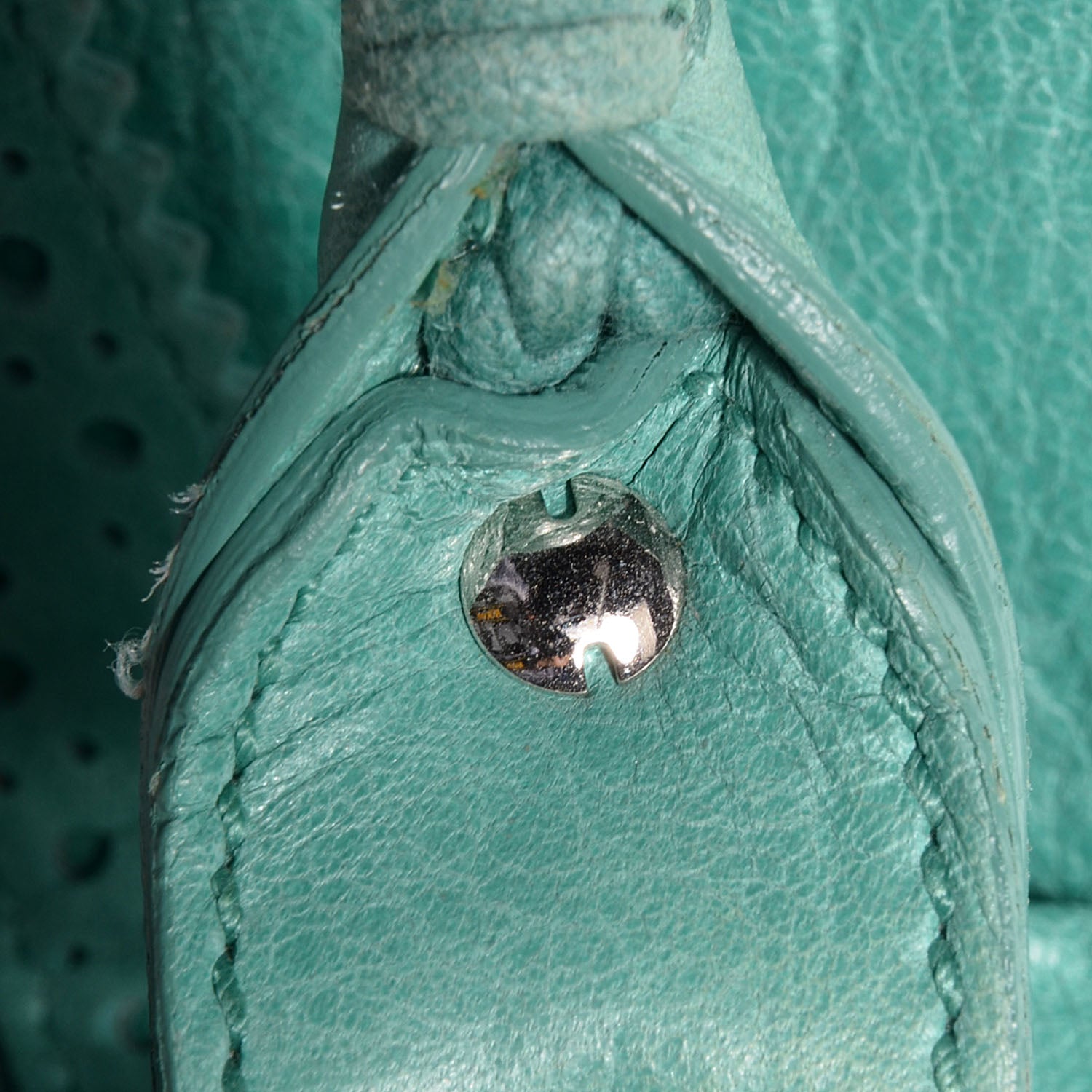 Balenciaga Agneau Giant Brogues Hardware Day Hobo Papeete 3 of 11