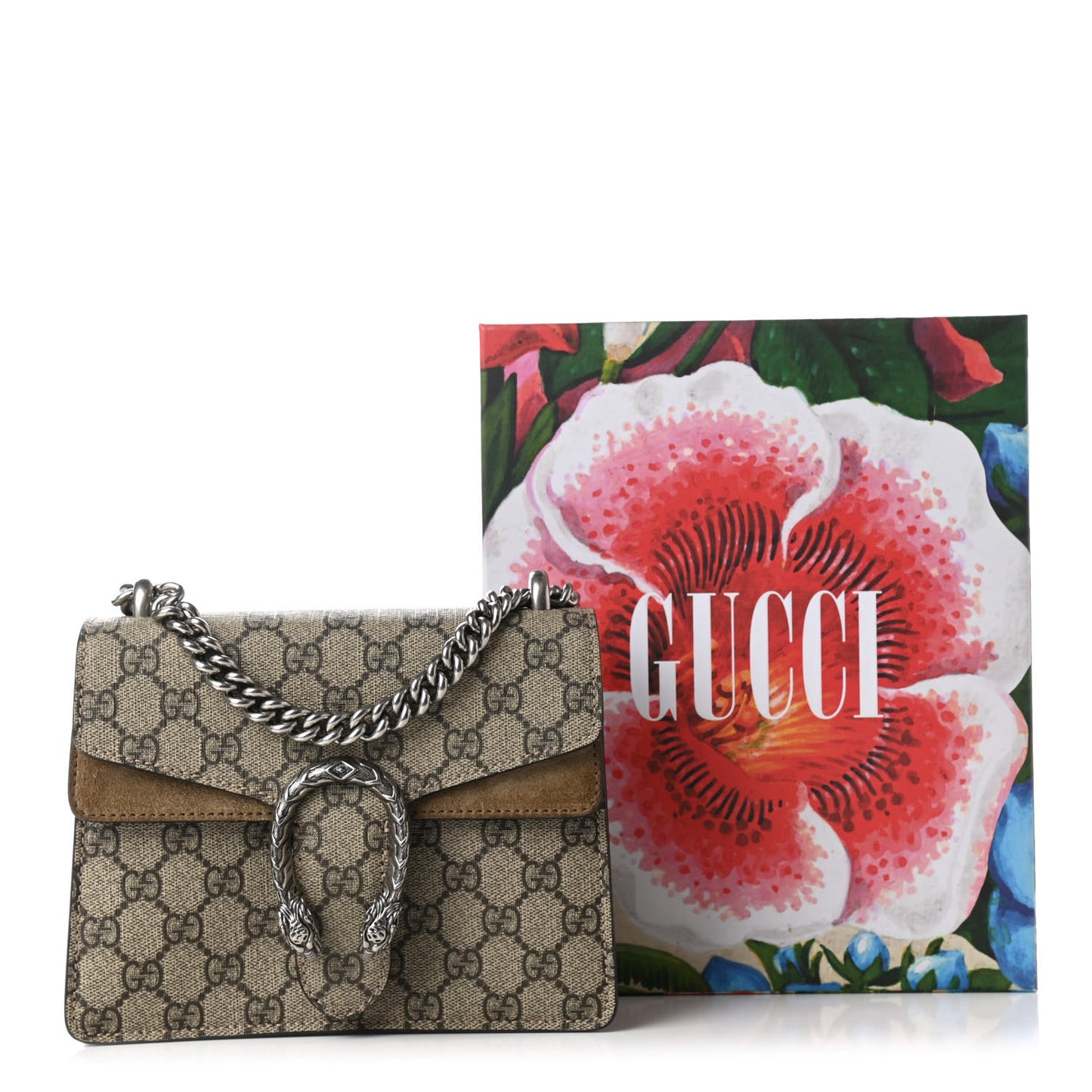GG Supreme Monogram Mini Dionysus Shoulder Bag Taupe