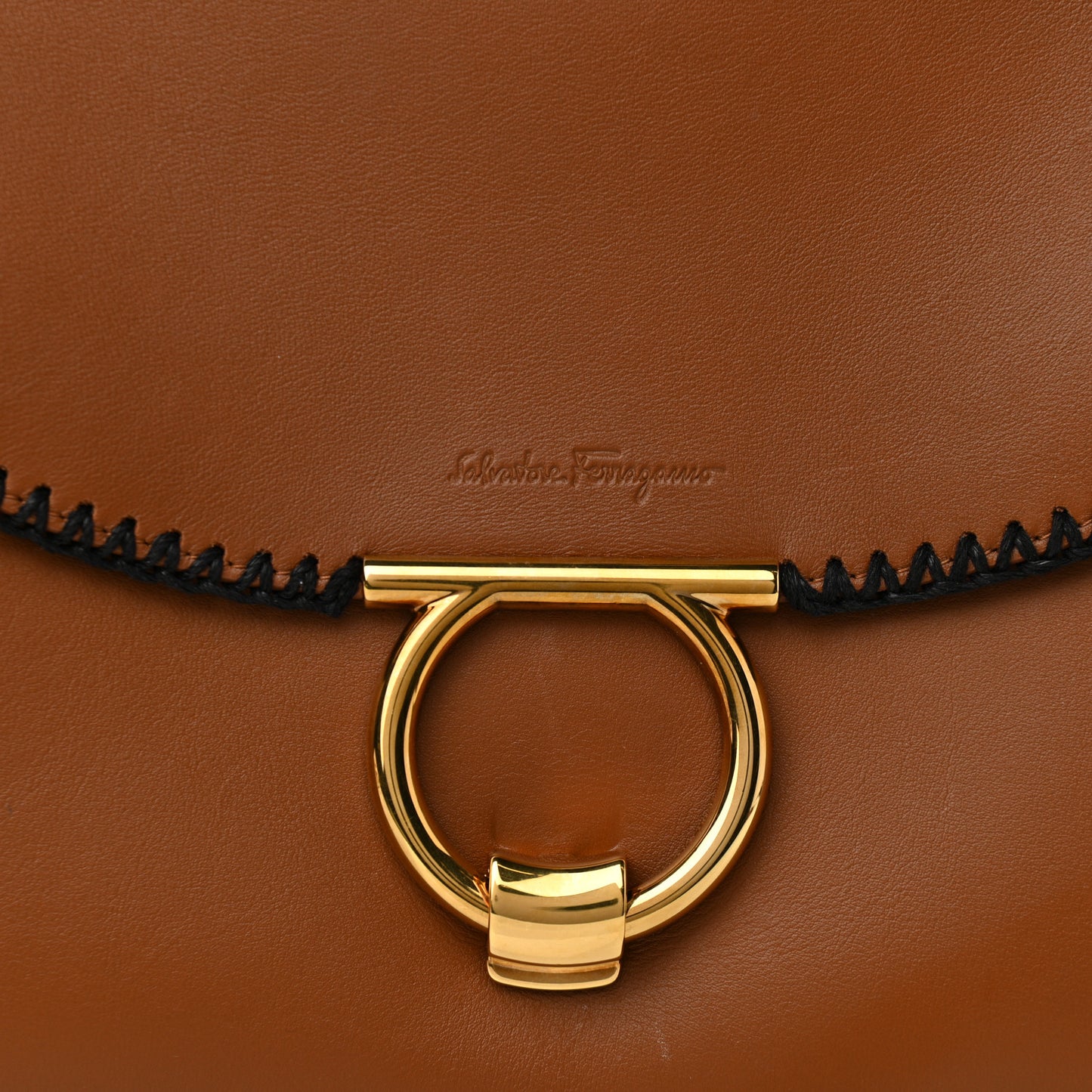 Calfskin Stitched Medium Margot Top Handle Satchel New Vicuna