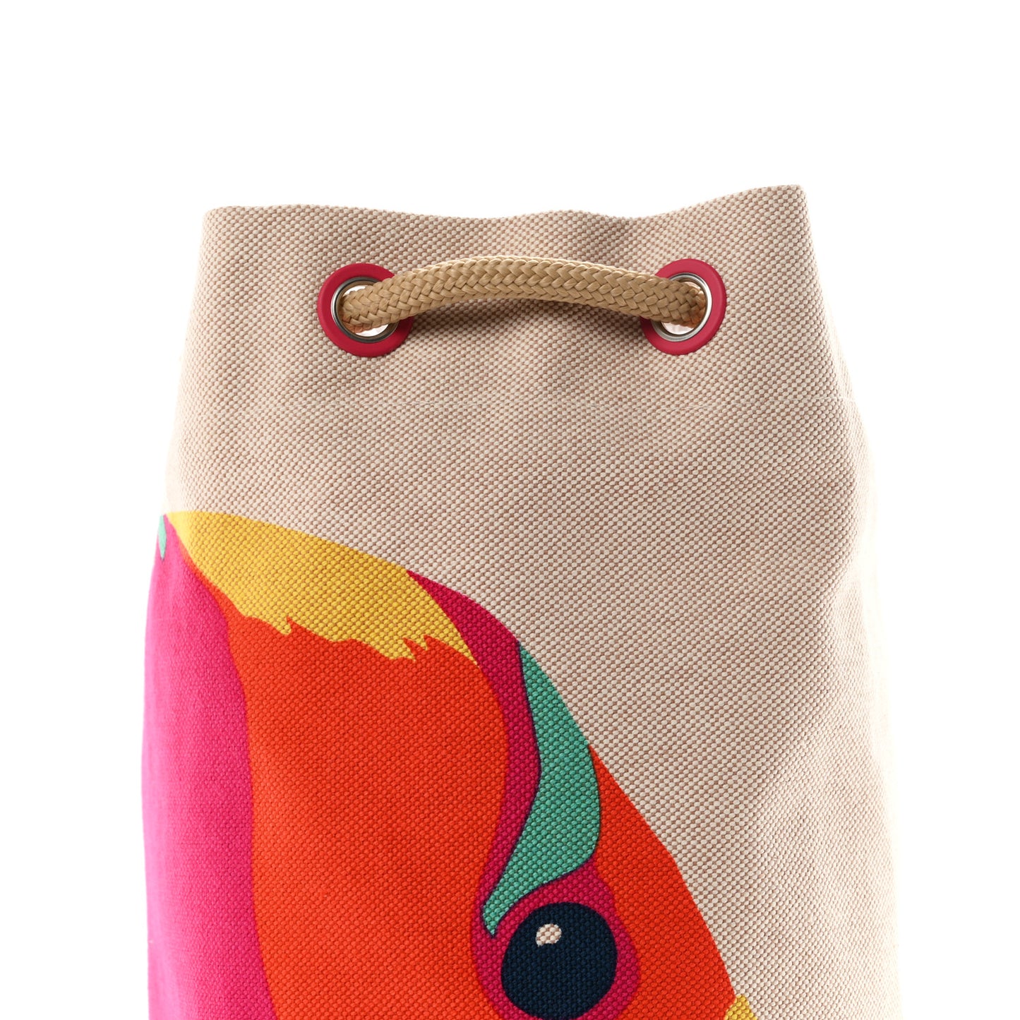 Toile H Canvas Under The Waves Drawstring Duffle Bag