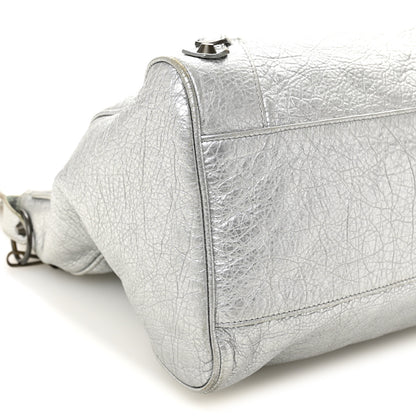 Balenciaga Metallic Agneau Classic Hardware Velo Gris Aluminum 10 of 11