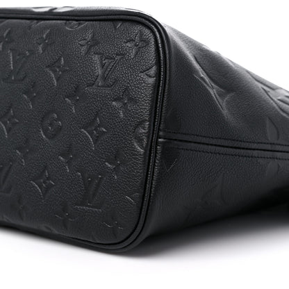 Louis Vuitton Empreinte Monogram Giant Neverfull MM Black 9 of 9