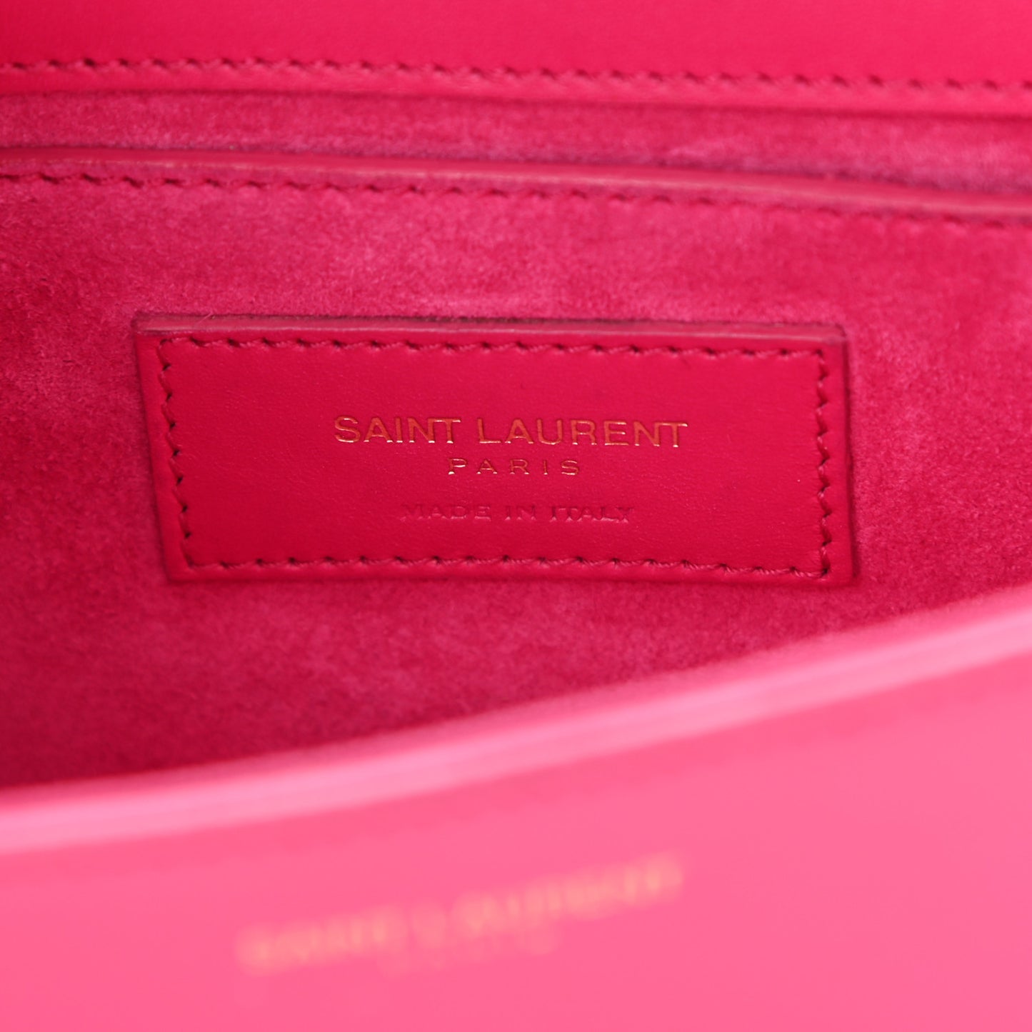 Smooth Calfskin Small Classic Monogram Universite Bag Fuchsia