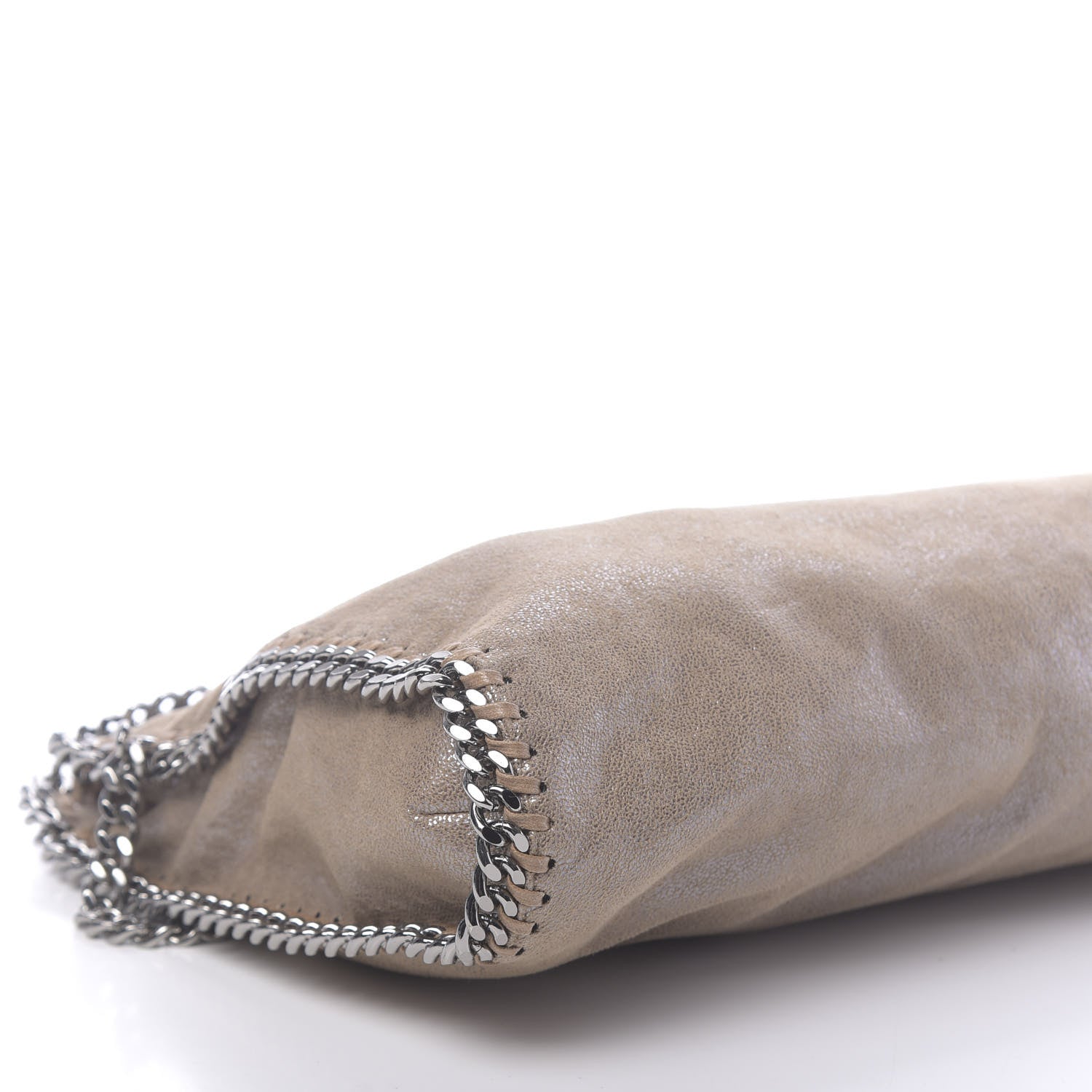 Stella McCartney Shaggy Deer Falabella Fold Over Tote Taupe 9 of 10