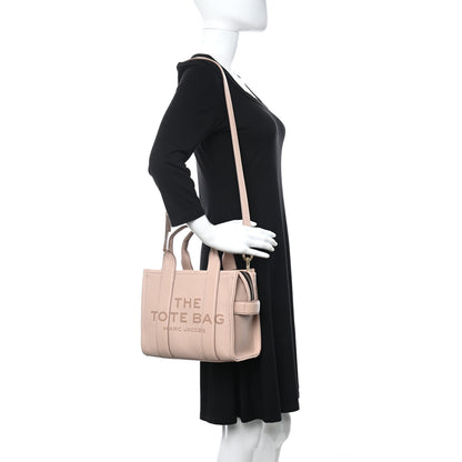 Marc Jacobs Grained Calfskin Small The Tote Bag Rose Dust 2 of 12