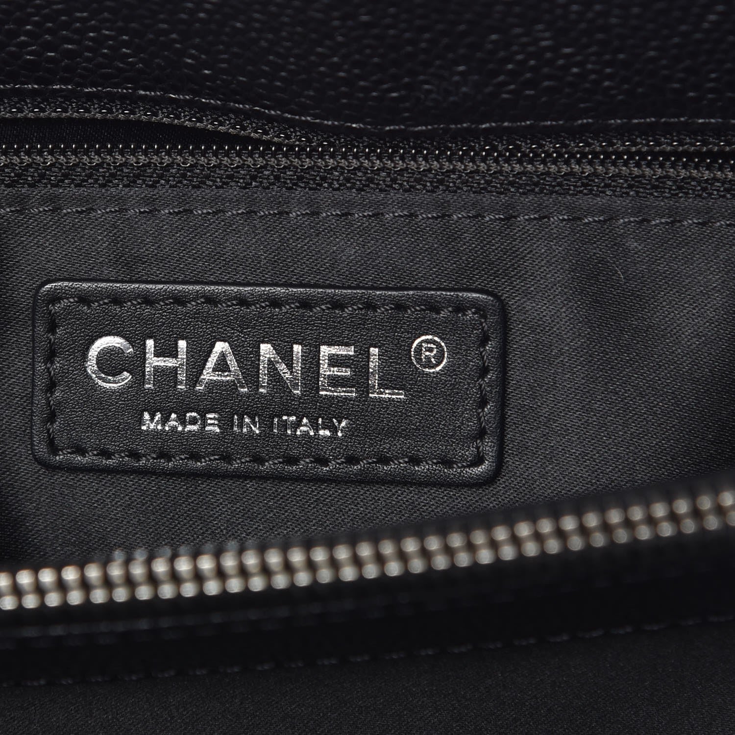 Chanel Caviar Quilted Grand Shopping Tote GST Black 6 of 9