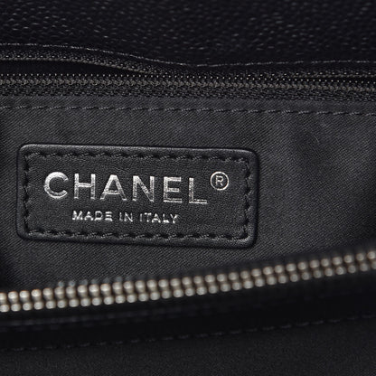 Chanel Caviar Quilted Grand Shopping Tote GST Black 6 of 9