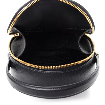 Prada Saffiano Lux Mini Odette Backpack Black 4 of 7