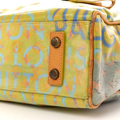 Louis Vuitton Monogram Pulp Defile Weekender PM Yellow 10 of 17