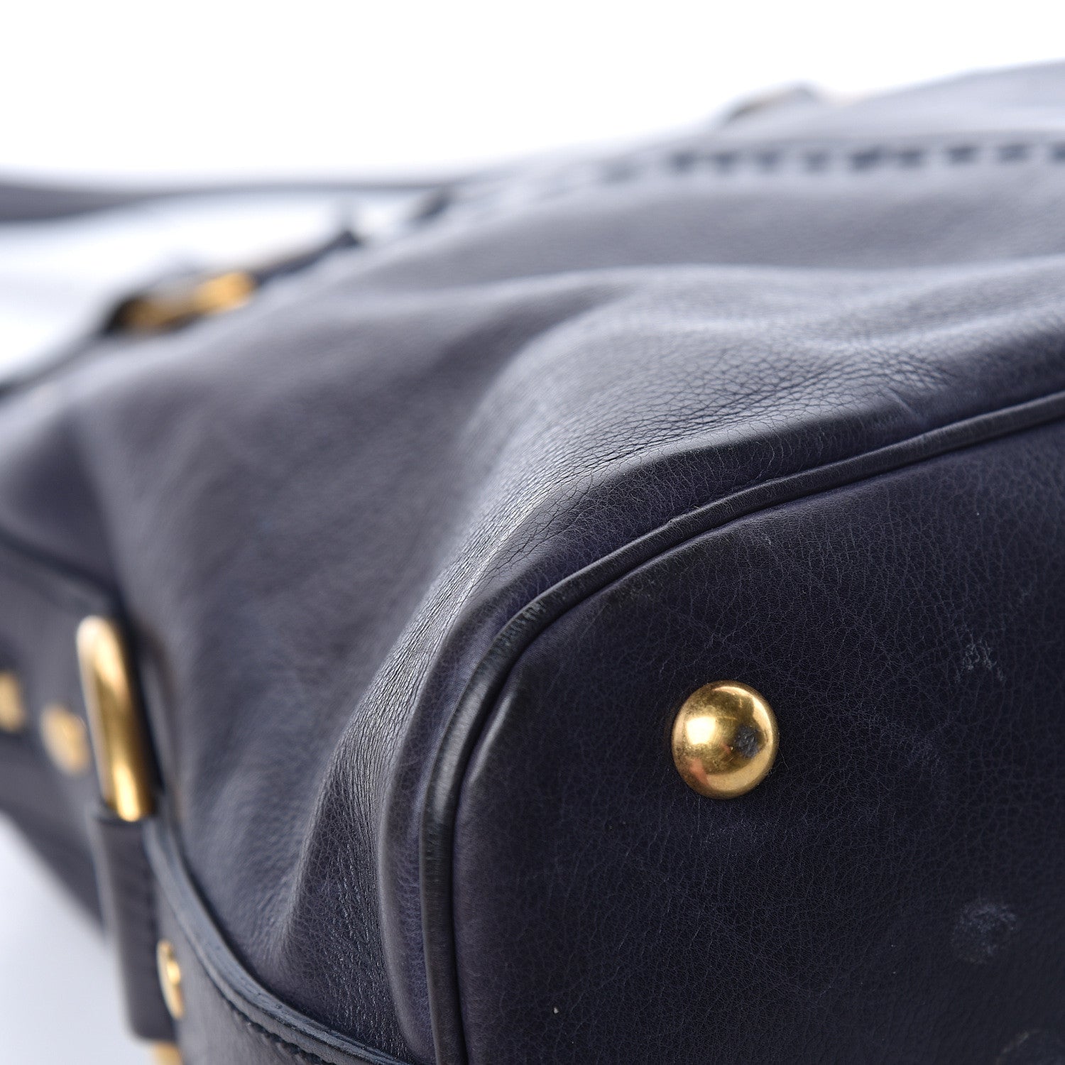 Saint Laurent Calfskin Large Muse Navy Blue 15 of 26