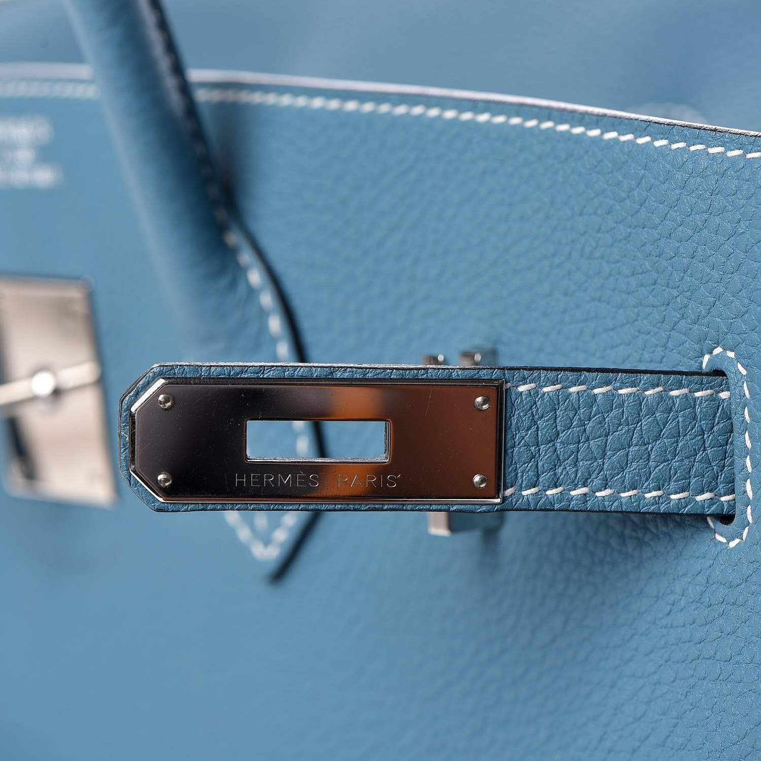Hermes Togo Birkin 35 Blue Jean 29 of 36