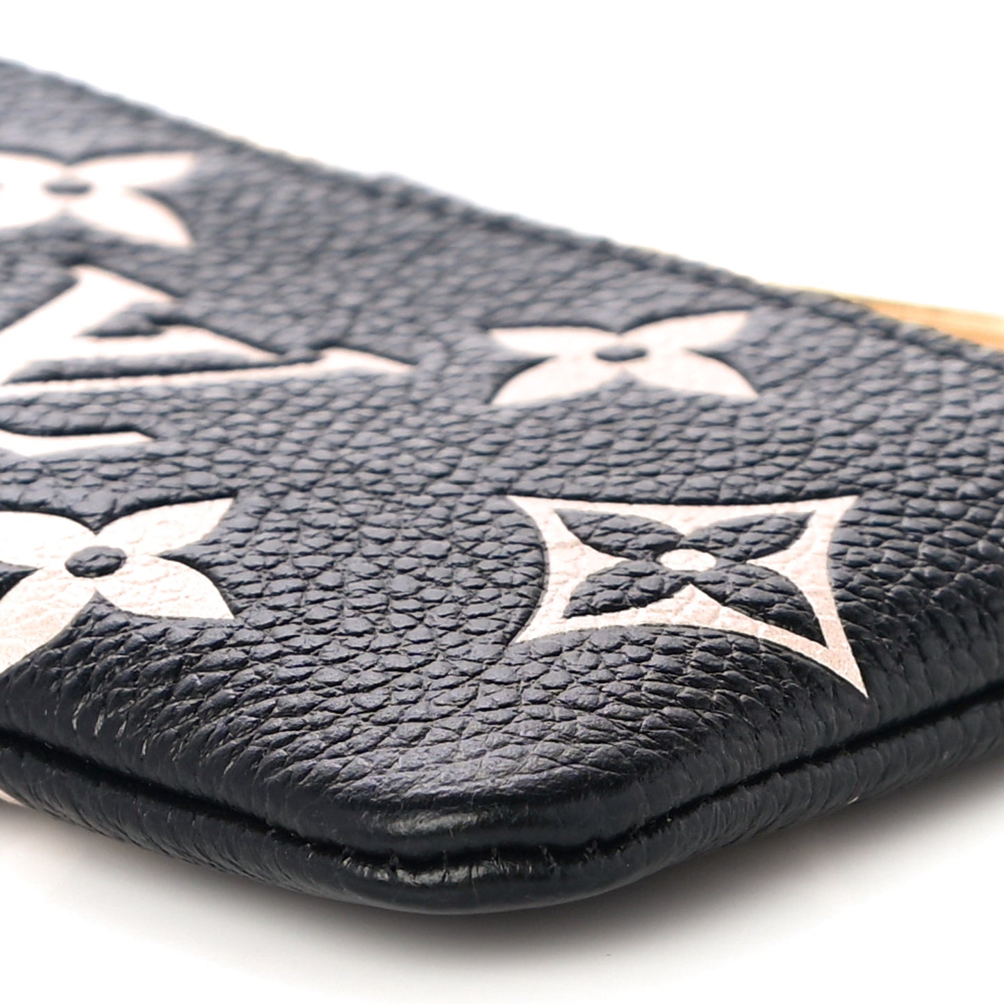 Empreinte Monogram Giant Key Pouch Black Beige