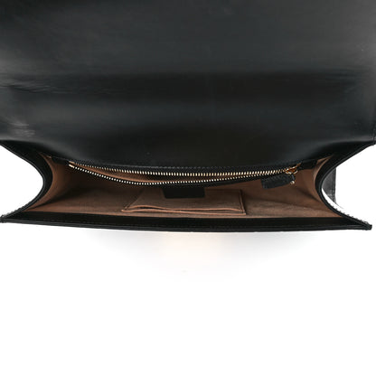 Gucci Guccissima Medium Padlock Shoulder Bag Black 5 of 13