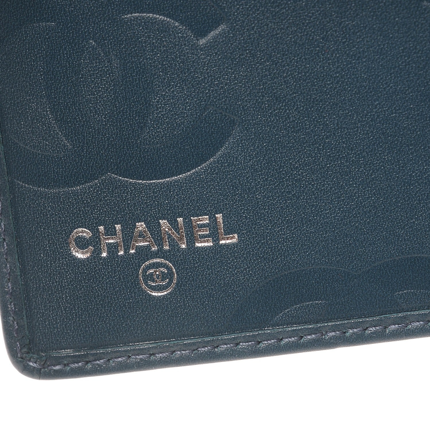 Chanel Calfskin Quilted Cambon Yen Wallet Blue 6 of 9