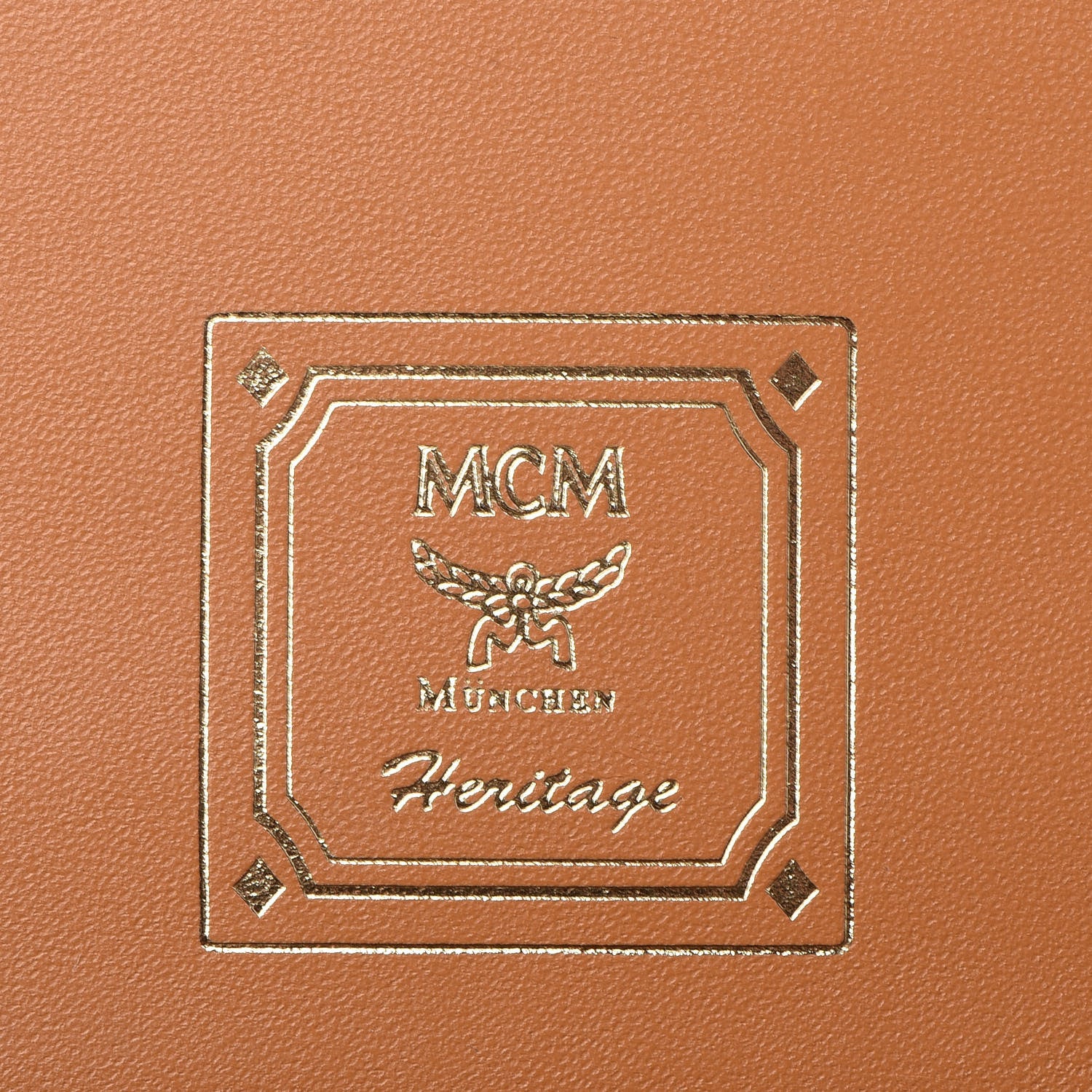 MCM Visetos Heritage Continental Flap Wallet Cognac 7 of 10