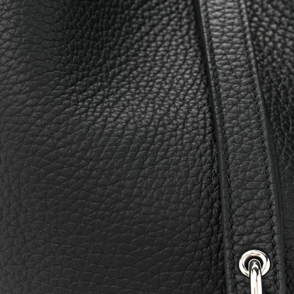 Hermes Taurillon Clemence Picotin Lock 22 MM Black 14 of 21