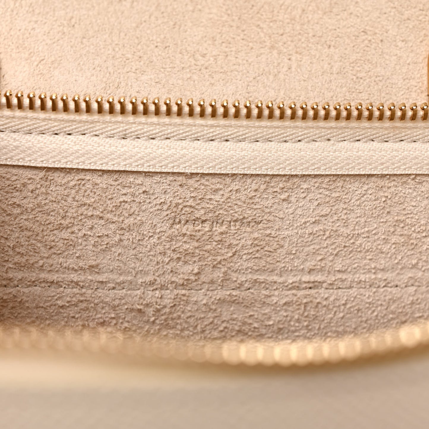 Grained Calfskin Nano Belt Bag White
