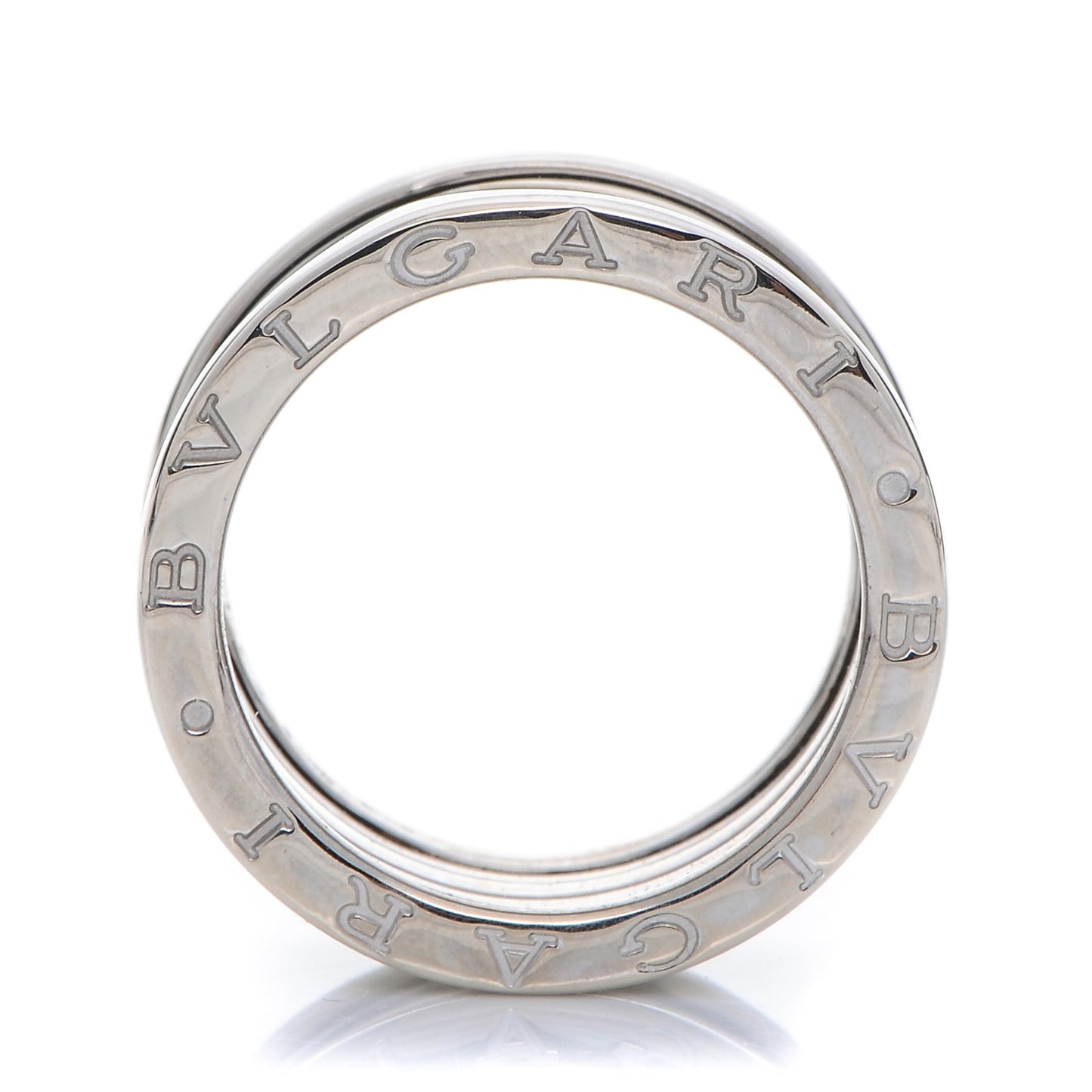 18K White Gold B.Zero1 Four-Band Ring 57 8