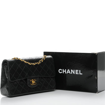 Chanel Lambskin Quilted Small Double Flap Black 9 of 9