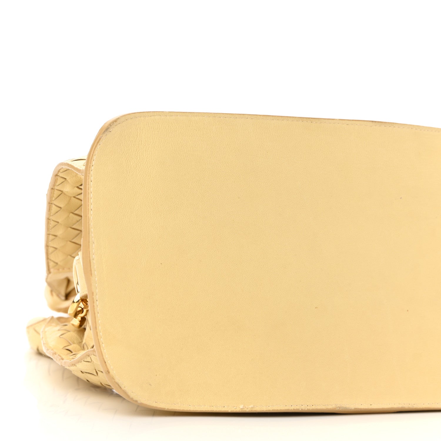 Bottega Veneta Nappa Intrecciato Shoulder Bag Banane 7 of 9