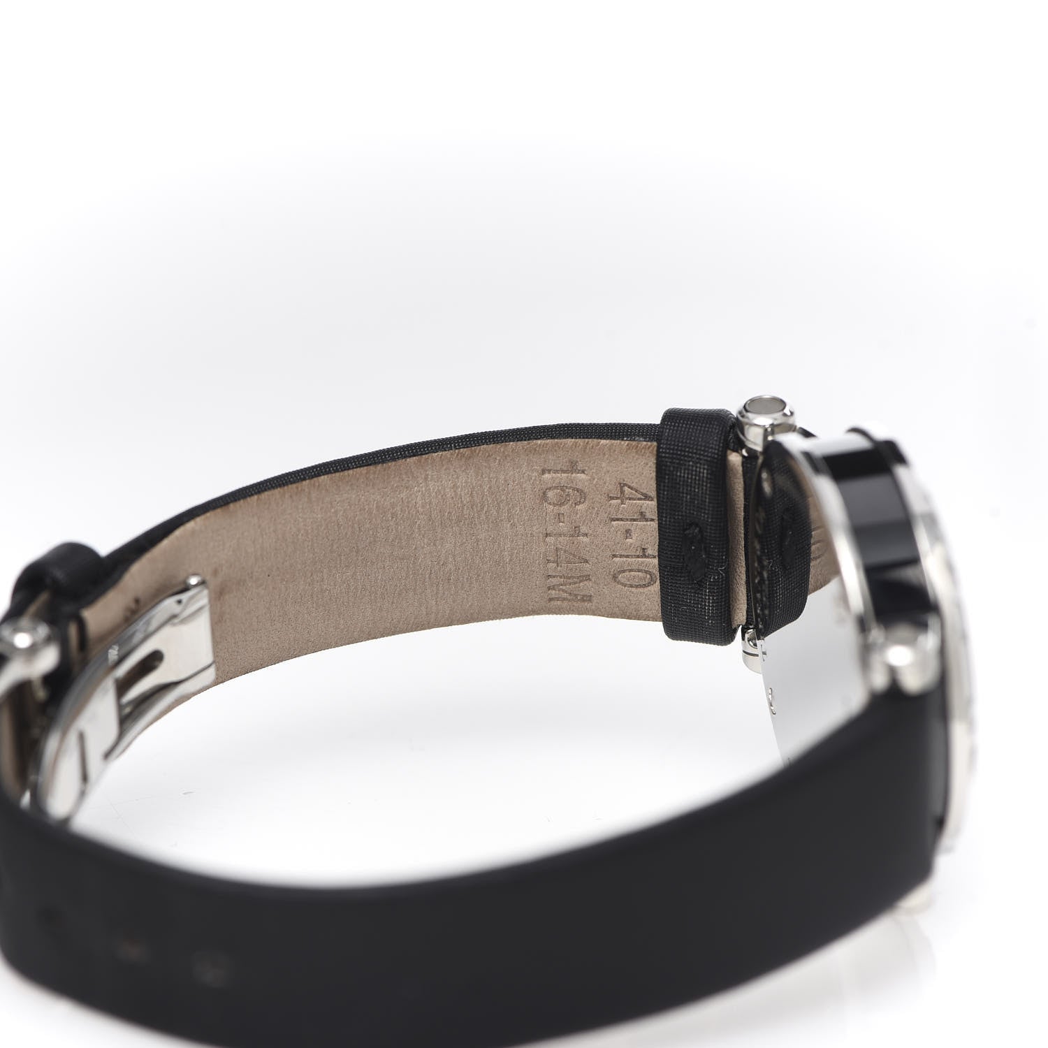 Tiffany Stainless Steel Satin 30mm Atlas Belt Quartz Watch Black 7 of 9