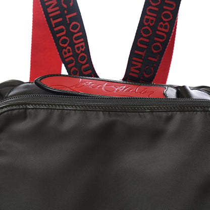 Christian Louboutin Nylon Calfskin Hop'n Zip Backpack Dark Green 10 of 10