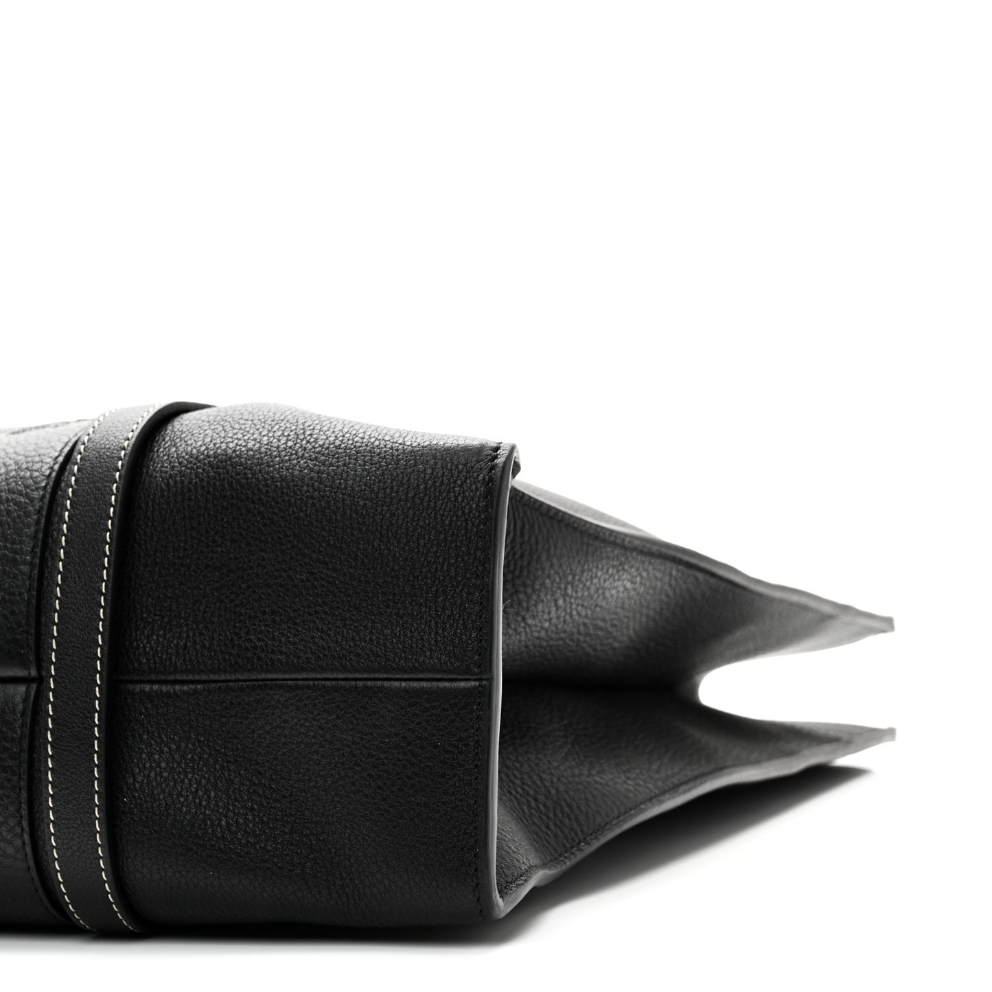 Calfskin Large Woody Tote Black