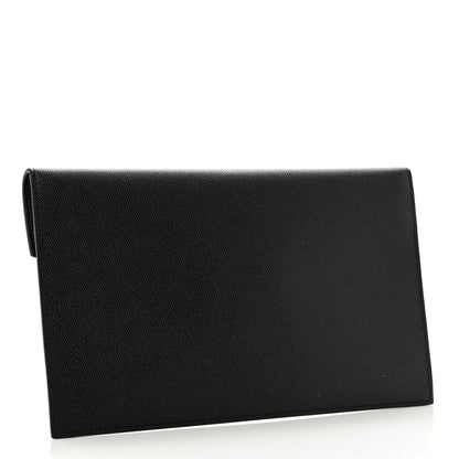 Saint Laurent Grain De Poudre Uptown Pouch Black 3 of 7