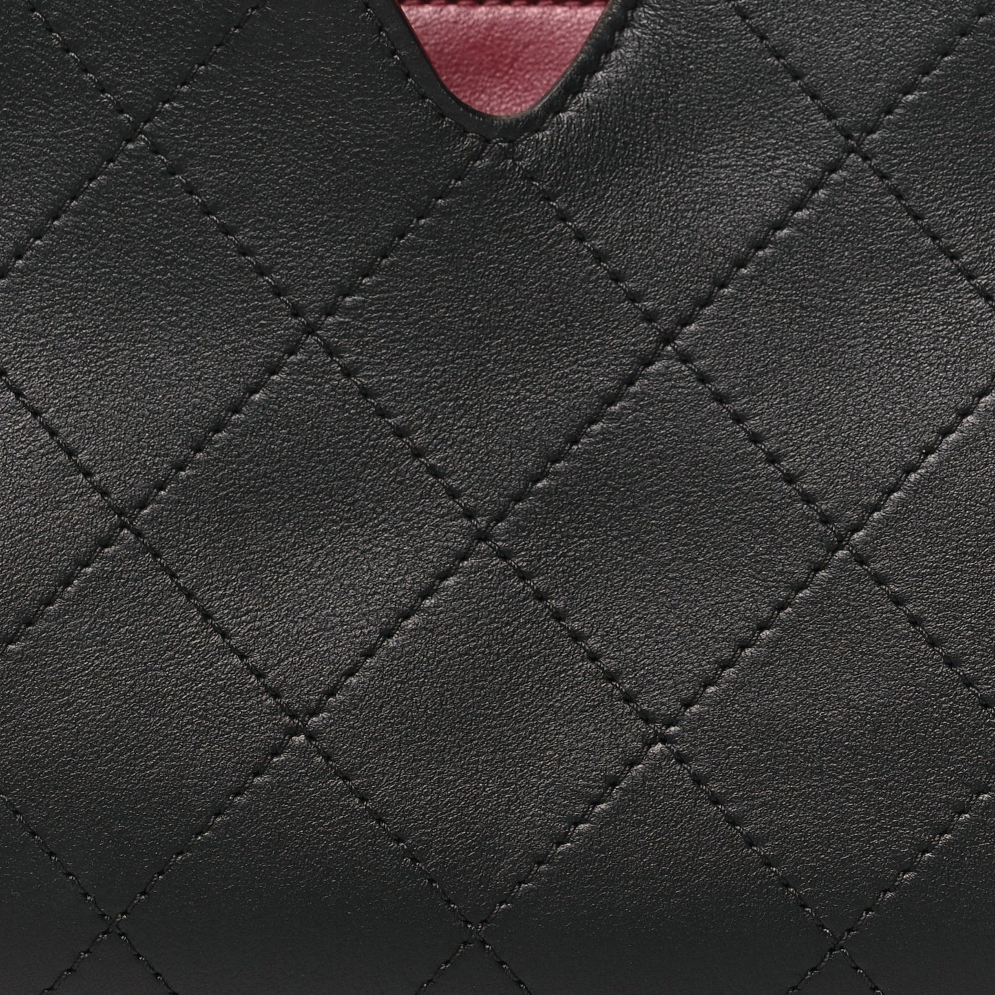 Calfskin Chic Lady Small Shopping Tote Black