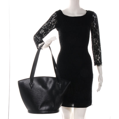 Louis Vuitton Epi Saint Jacques GM Black 2 of 8