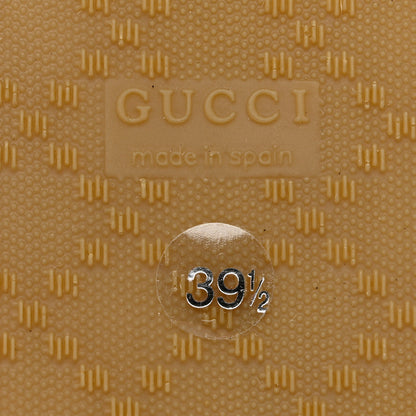 Gucci Washed Cotton Miro Soft Calfskin GG Monogram Espadrilles 39.5 White Mystic White 8 of 9