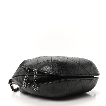 Chanel Calfskin Quilted Small Gabrielle Bucket Black 4 of 10