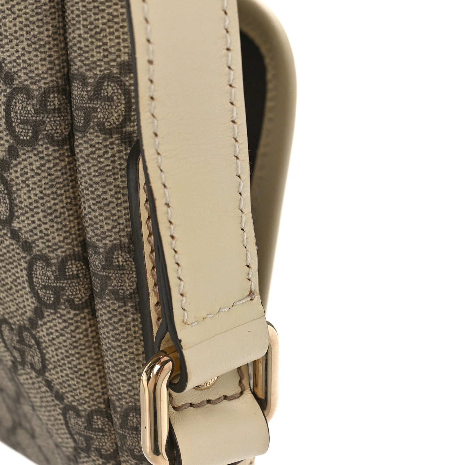 Gucci GG Plus Monogram Small Flap Messenger Bag Beige Off White 11 of 12