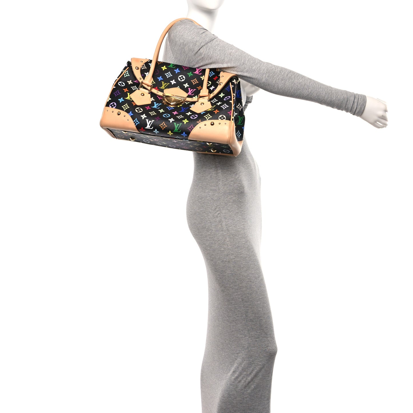 Monogram Multicolor Beverly GM Black