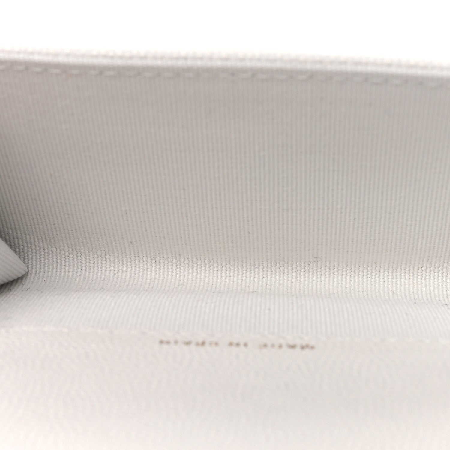 Chanel Caviar Quilted Enamel Coco Casino Flap Card Holder Wallet White 5 of 11