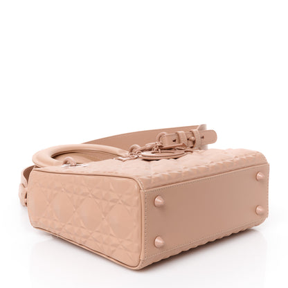Christian Dior Calfskin Cannage Diamond Small My ABCDior Lady Dior Rose Des Vents 4 of 11