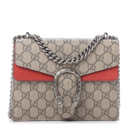 Gucci GG Supreme Monogram Mini Dionysus Shoulder Bag Hibiscus Red 1 of 10