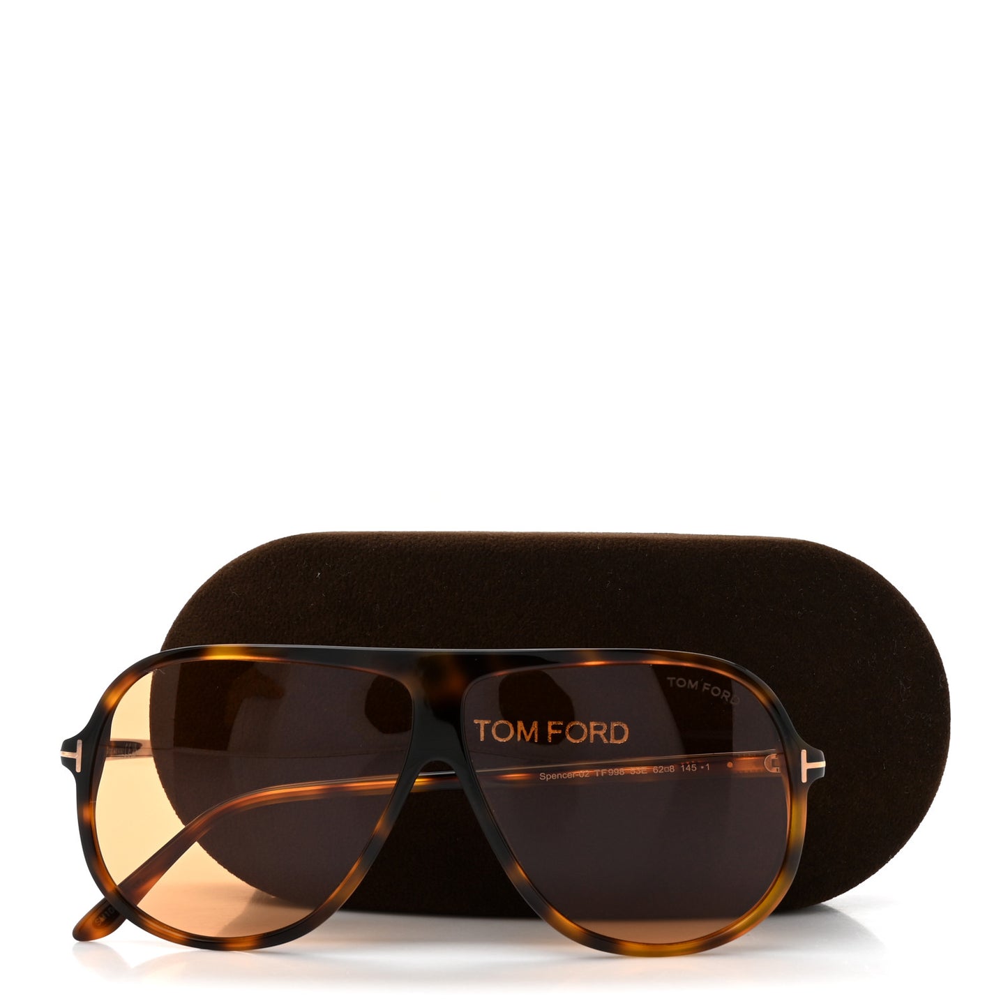 Acetate Spenser Sunglasses TF998 Tortoise