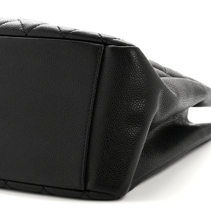 Chanel Caviar Quilted Grand Shopping Tote GST Black 10 of 13