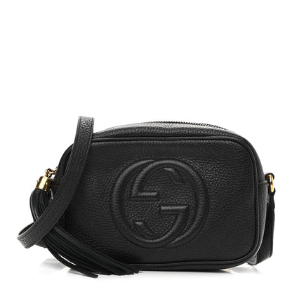 Gucci Pebbled Calfskin Mini Soho Disco Bag Black 1 of 10