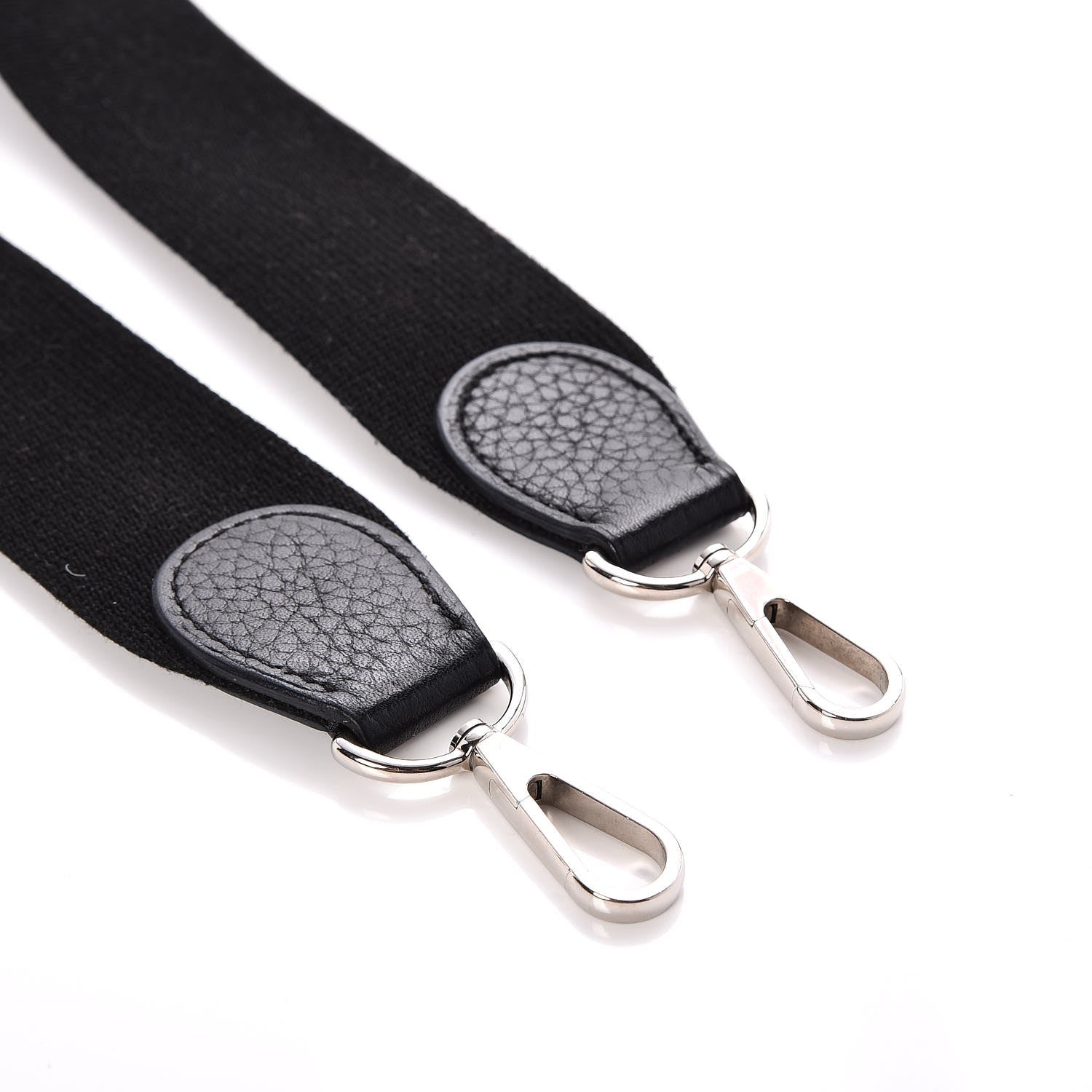 Hermes Toile Taurillon Clemence Shoulder Strap Black 4 of 5