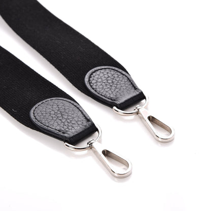 Hermes Toile Taurillon Clemence Shoulder Strap Black 4 of 5