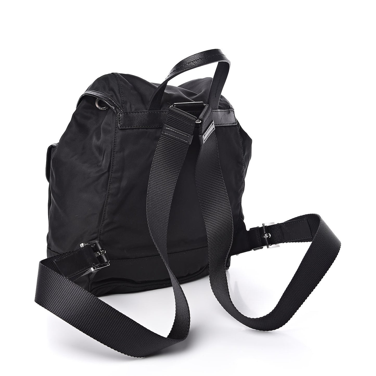Tessuto Nylon Vela Small Backpack Black