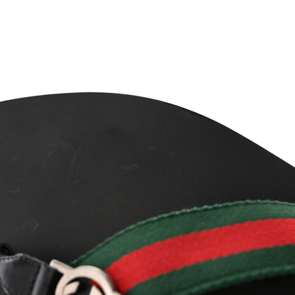 Gucci Nylon Calfskin Web Mens Thong Sandals 8 Green Red Black 13 of 18