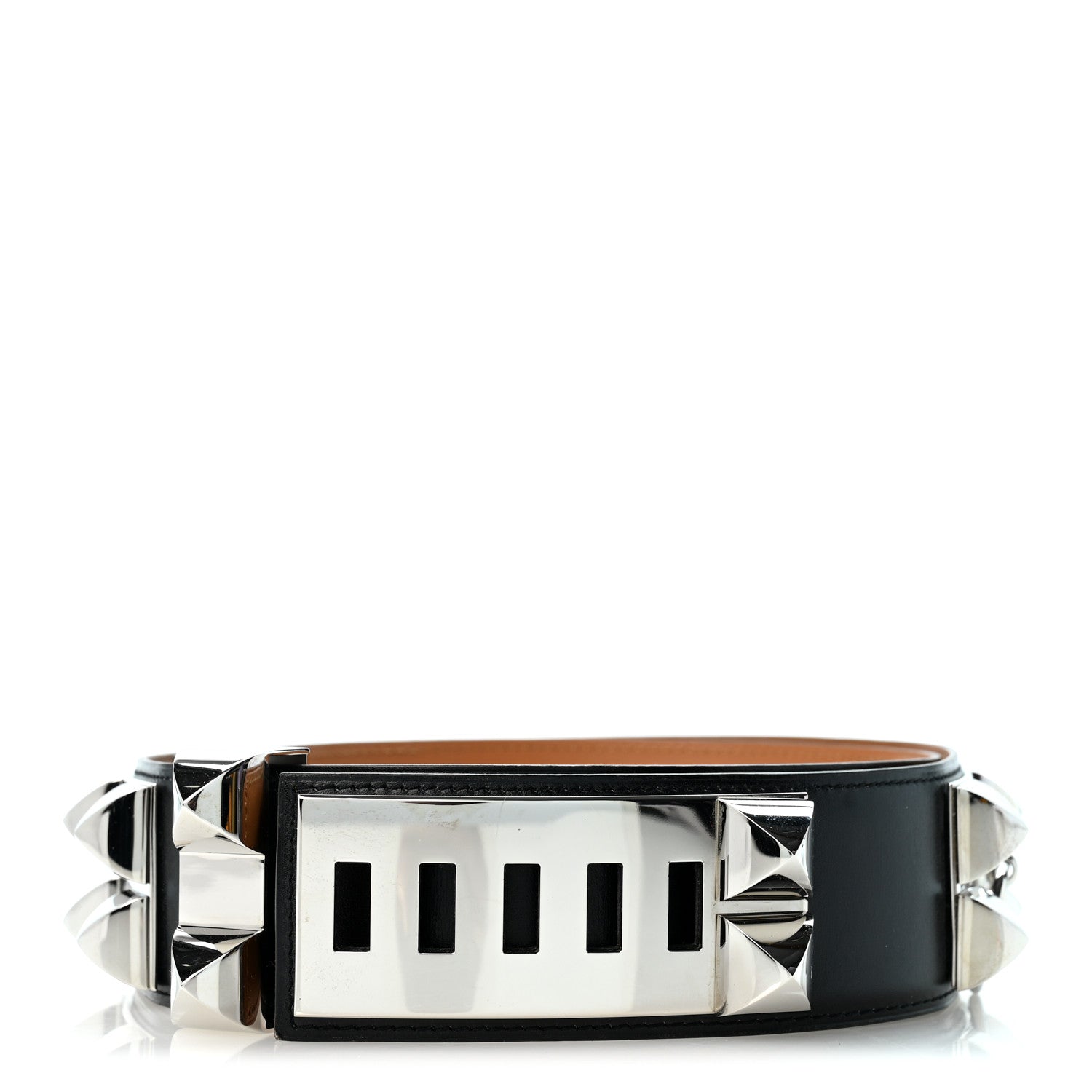 Hermes Box Collier De Chien CDC 50mm Belt 90 36 Black 1 of 6