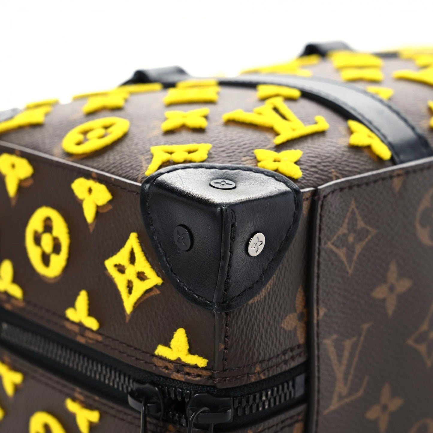 Monogram Tuffetage Speedy Trunk Jaune