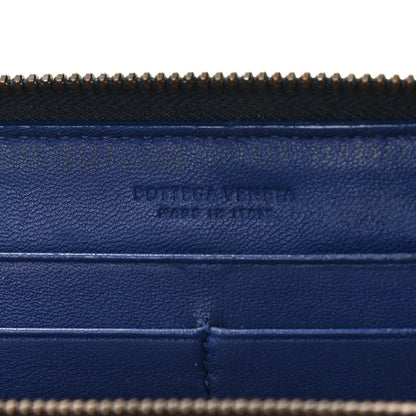 Bottega Veneta Nappa Intrecciato Zip Around Wallet Denim 8 of 12